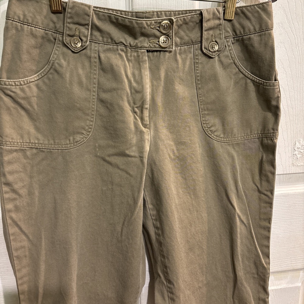 Van Heusen Women's Pants Size 8R 100% Cotton Brown